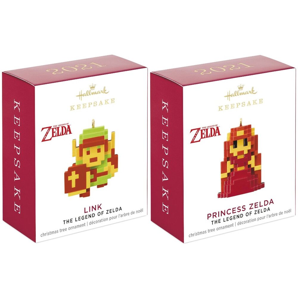 New! Legend of Zelda Nintendo Videogame Hallmark Keepsake Christmas Ornaments